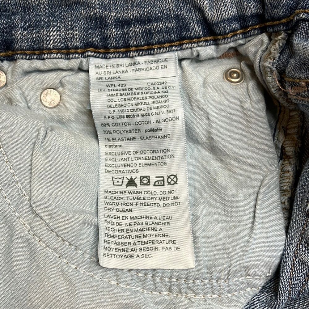 LEVI’s Denizen Classic Athletic Fit Unisex Jeans Sz 38 x 30 - Picture 5 of 10